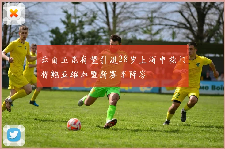 云南玉昆有望引进28岁上海申花门将鲍亚雄加盟新赛季阵容